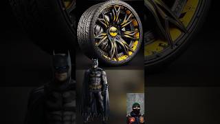 superheroes but car rims☆marvel amp DCall charactersmarvels avengers superheroes shorts [upl. by Zarger]