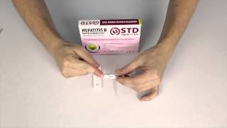 How to use hepatitis B rapid test kit  STDrapidtestkitscom [upl. by Elumas247]