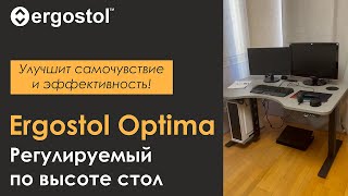 Ergostol Optima  Регулируемый по высоте стол [upl. by Cordova896]