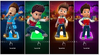 Ryder 🆚 Ryder 🆚 Ryderl 🆚 Ryder Paw Patrol Ryder Team 🎶 Tiles Hop EDM Rush [upl. by Enilkcaj]