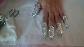 How To Remove Shellac Gel amp Acrylic Nails At Home  Nail Tutorial [upl. by Towbin]