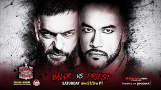 Damien Priest vs Finn Bálor at WWE Bad Blood  Priest vs Bálor Extreme Rules Match  Bad Blood 2024 [upl. by Ydnil]