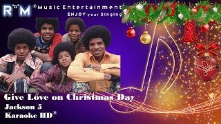 Give Love on Christmas Day  Jackson 5 ®Karaoke HD [upl. by Forras]