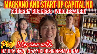 MAGKANO ANG START UP CAPITAL NG GROCERY BUSINESS WHOLESALER  MANAGER BIYO VLOGS [upl. by Otiragram]