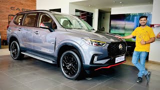 MG Gloster Black Strom Adas 3260 Lakh 🔥 Fortuner Meridian ❓ Interior and Exterior Detailed Review [upl. by Lamag]