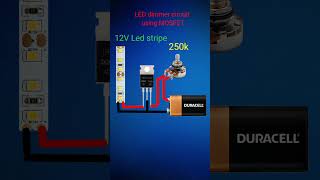 LED Dimmer circuit using MOS FET [upl. by Ykcub]