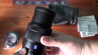 Unboxing Sony Carl Zeiss VarioTessar T E 1670mm F4 ZA OSS Lens SEL1670Z [upl. by Audre]