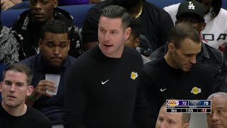 JJ Redick receives his first technical as a head coach [upl. by Goulder]