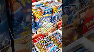 I Opened 500 Packs of the Brand New Pokemon Set Surging Sparks🤯⚡️Pokemon PokemonTCG pokemoncards [upl. by Nirmak]