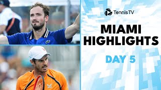 Medvedev Faces Norrie Murray amp Machac Clash  Miami 2024 Day 5 Highlights [upl. by Giffy]