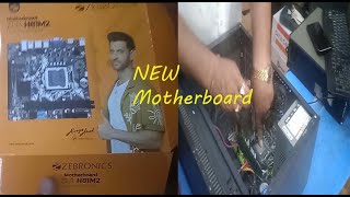 New Motherboard InstallationVishveshYt [upl. by Ettenwahs]