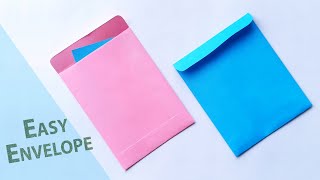 Envelope Making With Paper With Glue And Scissors At Home  Easy Origami Cool Design Envelope [upl. by Nivan]