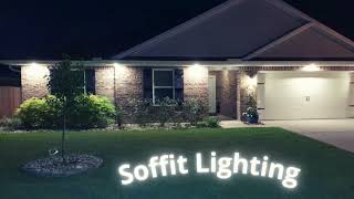 Adding soffit lighting to home Electrician Ocean Springs PJR Electric [upl. by Haily164]