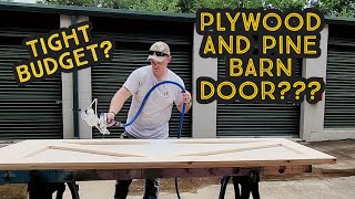 Building a Barn Door on a Budget  DIY [upl. by Sankaran461]