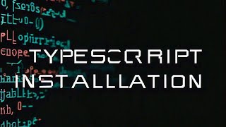 INSTALLATION OF TYPESCRIPT NODE JS VS CODE installation [upl. by Ellehcil]