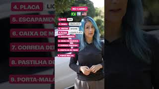 Partes do Carro em Inglês 🚘🤯  Teacher Elza [upl. by Lednem578]