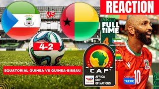 Equatorial Guinea vs GuineaBissau 42 Live Africa Cup Nations AFCON 2024 Football Match Score [upl. by Debarath]