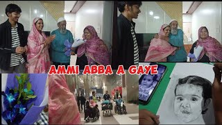 ammi Abba Lene Gaye airportbahut Khushi ho gaifamily channel ham log koAyesha familyAyesha vlog [upl. by Biddy883]