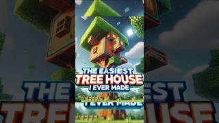 Make this easiest tree house in your minecraft series shorts viral [upl. by Speroni409]