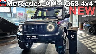 NEW MercedesAMG G63 4x4 SQUARED 2024  FIRST LOOK exterior amp interior UPDATED [upl. by Brandi583]