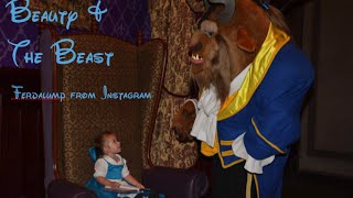 Belle and Beast share an enchanted evening in Be Our Guest restaurant [upl. by Helbonna]