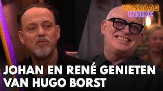 Johan en René genieten van optreden Hugo Borst bij Bar Laat Héél vilein  VANDAAG INSIDE [upl. by Odin140]