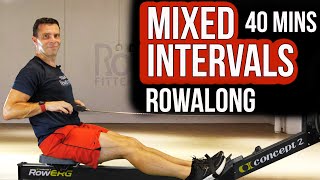 The Best 40 minute Workout youll do on a Rowing Machine [upl. by Grannie]