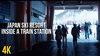 4K 60fps Best place to ski in Japan from Tokyo Start skiing right from the bullet train station [upl. by Stromberg918]