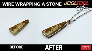 WIRE WRAPPING A STONE [upl. by Civ826]