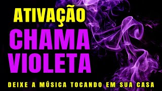 💜DESTRAVA TUDO  TRANSMUTAÇÃO E ATIVAÇÃO DA CHAMA VIOLETA  7º Raio Solar  Mestre Saint Germain [upl. by Chelsae]