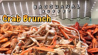 Bacchanal Crab Brunch Buffet Las Vegas [upl. by Nalliuq717]