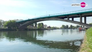 Une nouvelle passerelle piétonscyclistes entre Conflans et Andrésy [upl. by Chenee87]