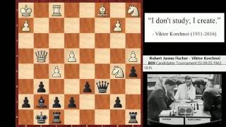 Bobby Fischer vs Viktor Korchnoi Curacao 1962 [upl. by Eupheemia718]