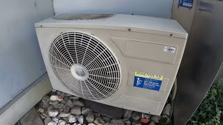 1990s 2 ton Airwell air conditioner RUNNING [upl. by Nemzaj52]