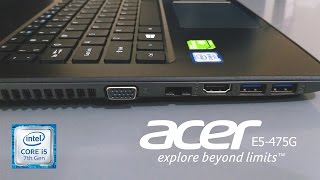 Quick Review Acer E5475G intel 7th gen Kaby Lake  Gaming test  Indonesia [upl. by Storz]