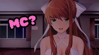 Asking Monika what happened to the MC  Monika After Story A DDLC Mod justmonika [upl. by Dilks]