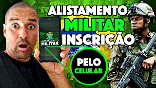 Como Fazer o ALISTAMENTO MILITAR PELO CELULAR  CERTIFICADO CAM [upl. by Imailiv474]