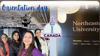 ORIENTATION DAY  NORTHEASTERN UNIVERSITY TORONTO CAMPUS I INTERNATIONAL STUDENT  CANADA 🇨🇦 [upl. by Fidelity703]