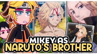 Naruto and his friends reacting to MANJIRO SANO AS NARUTOS BROTHER \\🇧🇷🇺🇲 ◆Bielly  Inagaki◆ [upl. by Arutak]