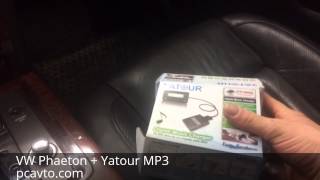 VW Phaeton  Yatour MP3 pcavtocom [upl. by Aznarepse]