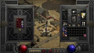 Adding Sockets to Ethereal Polearm using Cube recipe  Diablo 2 Resurrected Season 7 [upl. by Sivatco129]