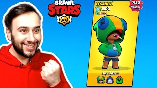 FAKİR HESABA EFSANEVİ KARAKTER LEON GELDİ 😲  BRAWL STARS [upl. by Notsehc]