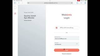 Webuntis für Eltern Registrierung Abwesenheitsmeldung HD 720p [upl. by Lisbeth]