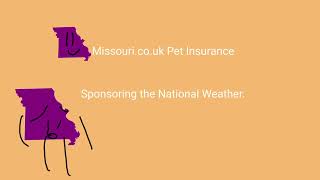 ITV UK National Weather sponsorship by Missouricouk [upl. by Dahsar154]