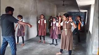 Bonalu dance practice session by 8th class [upl. by Mccowyn]