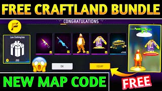 New Crafland Map Gold Coin Bundle  Free Fire NewCrafland Map code  Crafland Map code FF [upl. by Etterual]