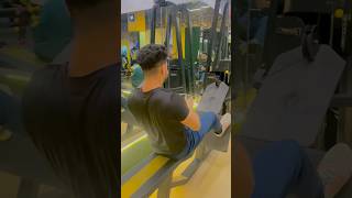 Back workout 🔥 motivation gymmotivationalshayari attitude motivationalgym lifestyle [upl. by Ydnac67]