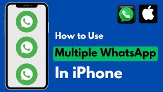 How to Use 3 WhatsApp in iPhone  How to Use Multiple WhatsApp Accounts in iPhone [upl. by Suollecram114]