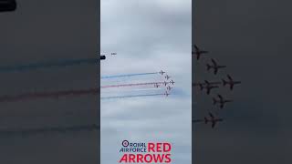 RAF Red Arrows  Armed Forces Day  Cleethorpes 2024 raf redarrows aviation aircraft [upl. by Garber320]