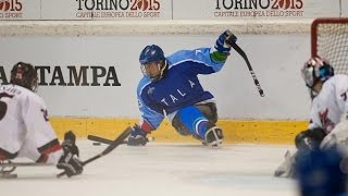 Teaser  Torino ice sledge hockey international tournament [upl. by Abernon]